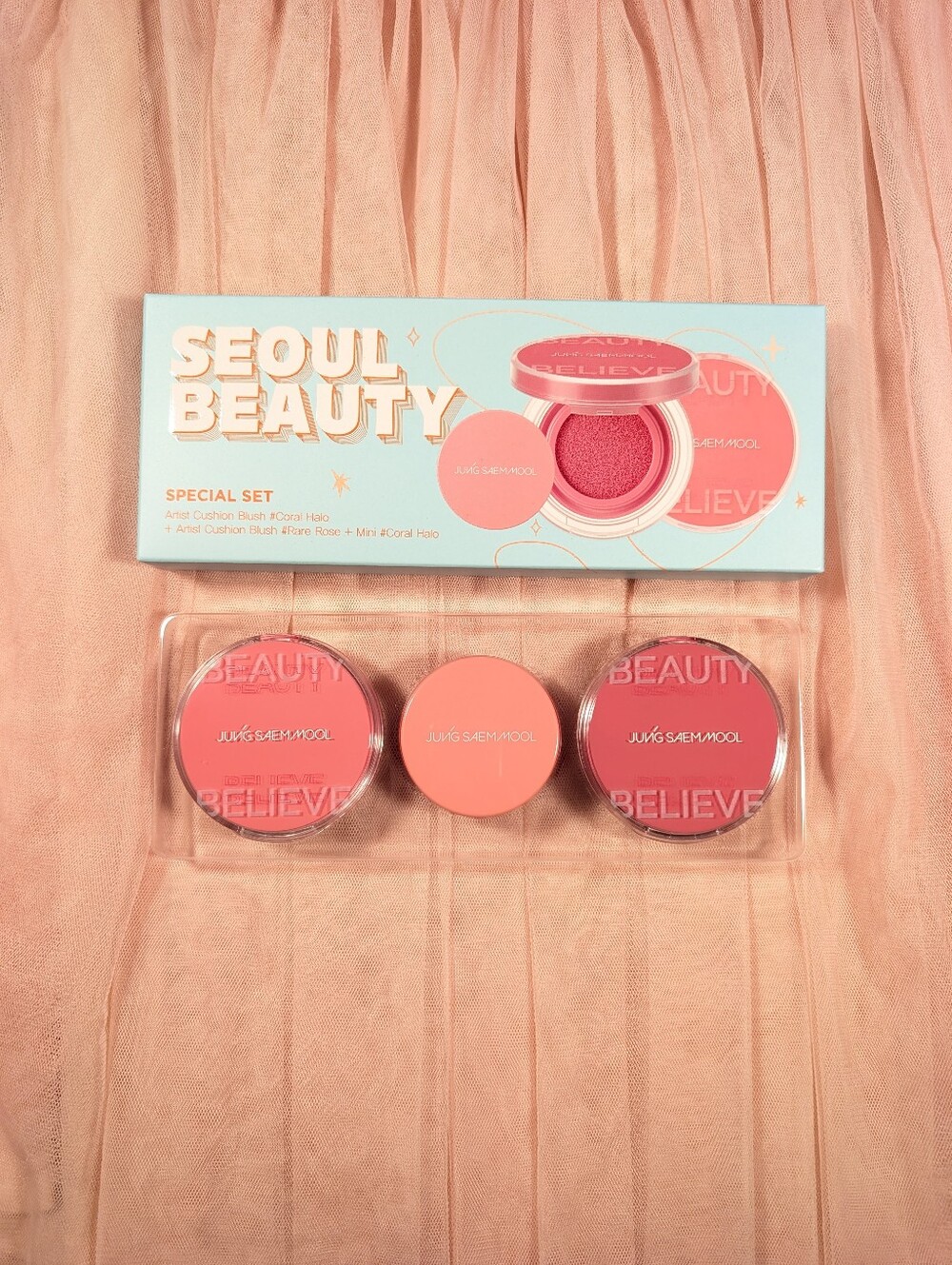 JUNGSAEMMOOL Artist Cushion Blush Special Set